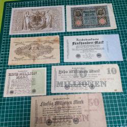 LOT DE BILLETS ALLEMAND 1923 NOTGELD DE NECESSITE RECKLINGHAUSEN OU CANTON 1923