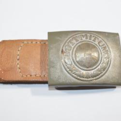 Boucle de ceinturon Militaire Mauser Gott Mit uns Zinc (20)