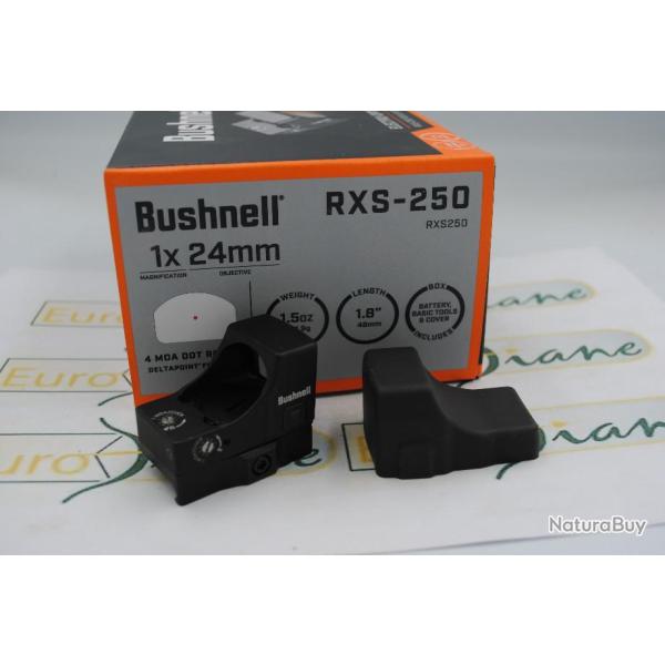 Bushnell RXS250 Reflex Sight_RXS250, 4 Moa, avec support pour rail Weaver/ Picatinny