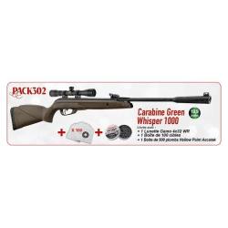 Pack No&euml;l 2025 GAMO Carabine Green Whisper 1000 19.9j + Lunette