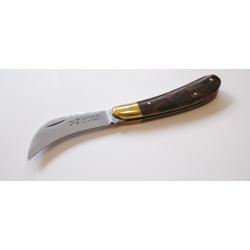 Le Fidèle Couteau pliant serpette - manche bois de noyer