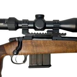 Carabine CZ 557 Varmint bois cal 308 win, lunette Sig Sauer Sierra trépieds à 1600 euros