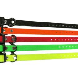 Collier HELEN BAUD MINI coloris au choix 650mm x 19m x 2mm (gravure incluse) Jaune fluo