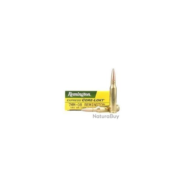 Cartouches Remington 7mm - 08 140 gr