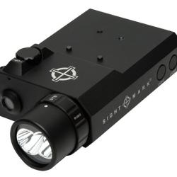 Sightmark - Combo lampe et laser vert &agrave; montage picatinny - Aluminium - Noir