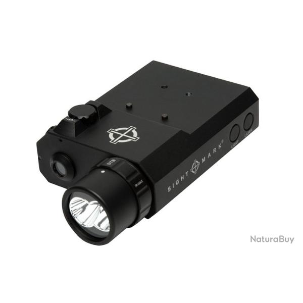 Sightmark - Combo lampe et laser vert � montage picatinny - Aluminium - Noir