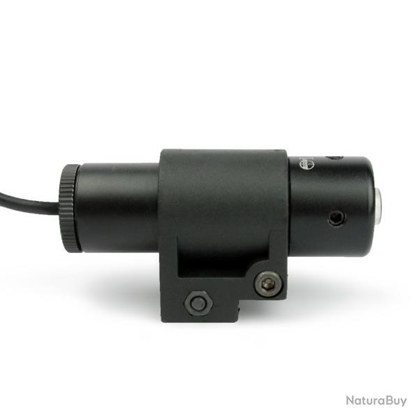 RTI - Pointeur laser avec switch d�port� - Aluminium - Noir