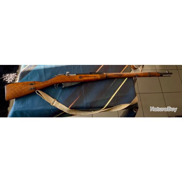Trs rare Mosin Nagant Finlandais Tikka de 1944 Mle1891/30 Cal 7,62x54R Troupes  ski
