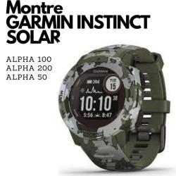 RECONDITIONNER MONTRE GARMIN TACTILE Instinct&reg;&nbsp;2 Camo Edition - COMPATIBLE CENTRALE ALPHA Gris