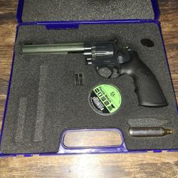 Pistolet &agrave; plomb (Revolver) Smith & Wesson noir canon long