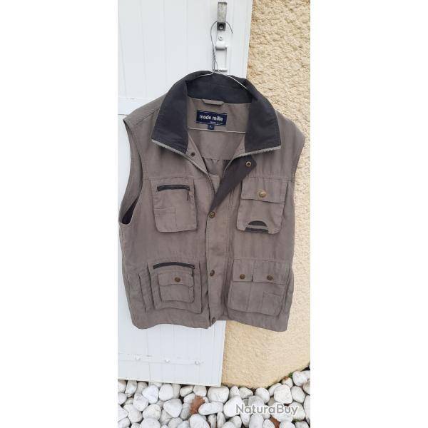 Gilet sans manche multi poches Mode Mille