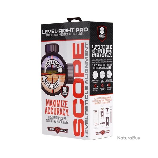 KIT REGLAGE OPTIQUE LEVEL RIGHT PRO real avid avlvlr-p