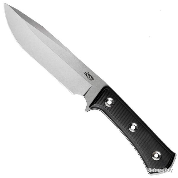 Apocalypse Convex Elmax Stonewash Black G10 - TRC Knives