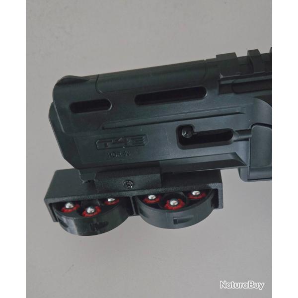 Porte chargeur double montage picatinny pour Umarex HDR 50, TR 50.