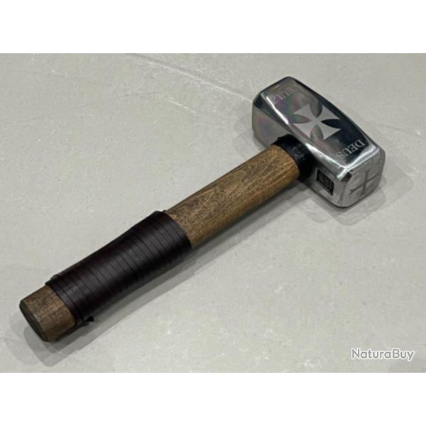 Marteau Templier - Acier 1055 & Bois de Htre enchre