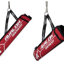 Carquois cible Avalon A&sup2; Rouge Ambidextre 2 tubes with hook