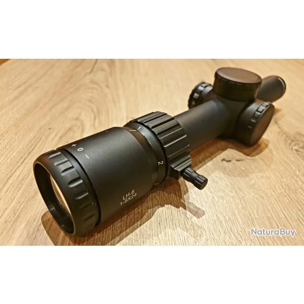 Lunette Arken LH-6 1-6x24 SFP 30mm