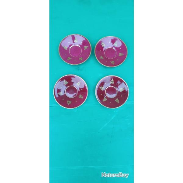 PORCELAINE  :   LE TALLEC  A  PARIS  .  QUATRE  ELEMENTS  .