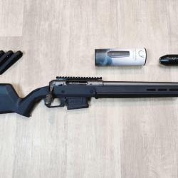 Carabine SAVAGE 110 Magpul Hunter - Cerakote Grey - Cal .308 Win + Silencieux (Occasion proche du ne