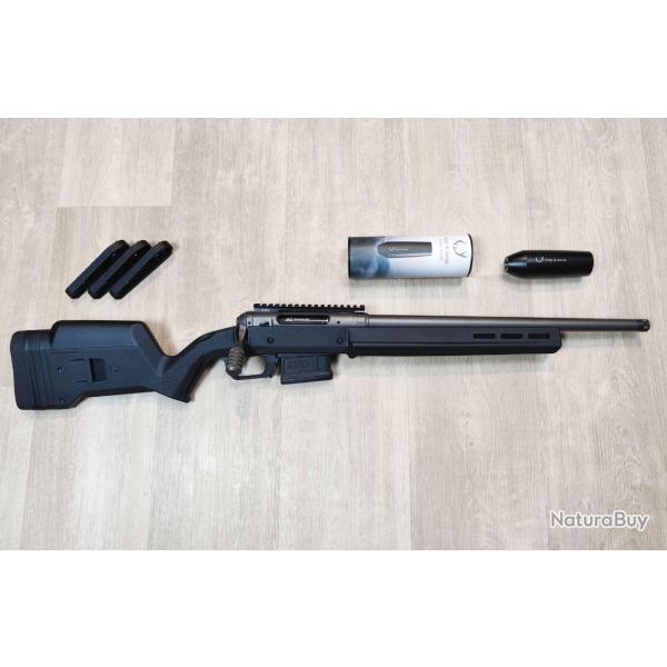 Carabine SAVAGE 110 Magpul Hunter - Cerakote Grey - Cal .308 Win + Silencieux (Occasion proche du ne