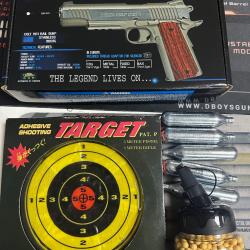 pack colt 1911 rail gun co² metal ch