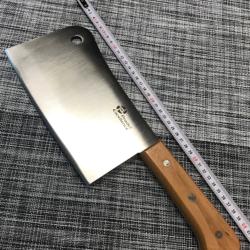 Feuille droite de boucher en acier inoxydable