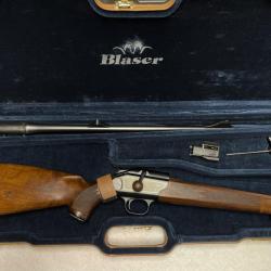 Blaser R93 Élégance - 9.3x62 - Médaillon Sanglier - Boule Bois - Mallette Luxe - Superbe État