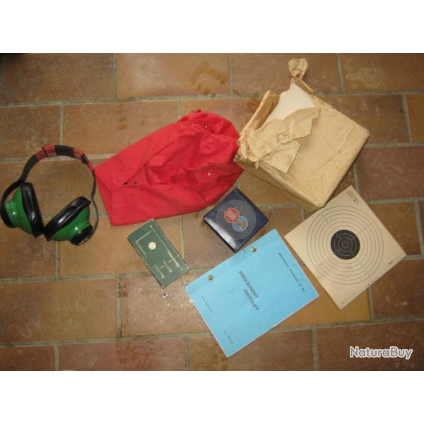 LOT ACCESSOIRES DE TIR VINTAGE