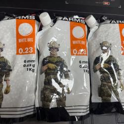 lot de 3 sac de billes swiss arms 0.23 grammes 6 mm