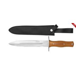 Poignard 35 cm teck & étui