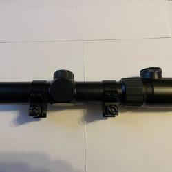 Lunette de battue Browning 1,25 X 4 avec montage crochet universel