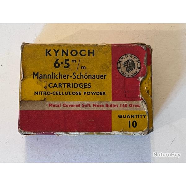 cartouches Kynoch 6,5X54