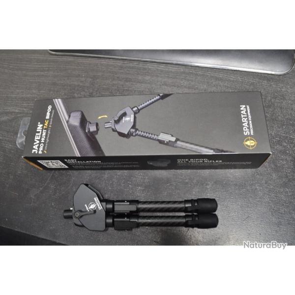 BIPIED SPARTAN PRO HUNT TAC 17.8 CM A 22.8 CM  NEUF