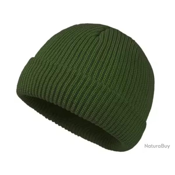 Bonnet Tricot� Unisexe - Style Moderne, Chaud et Confortable | Automne & Hiver Vert