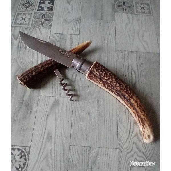 Couteau de poche Opinel 10 bois de cerf