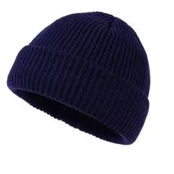 Bonnet Tricoté Unisexe - Style Moderne, Chaud et Confortable | Automne & Hiver Bleu