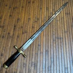 GLAIVE D'ADMINISTRATION 1838 FORGÉ PAR COULAUX A KLINGENTHAL NAPOLÉON lll SECOND EMPIRE FRANCE