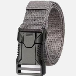 Ceinture Polyvalente Homme - Réglable & Résistante Dégagement rapide 125 cm Gris