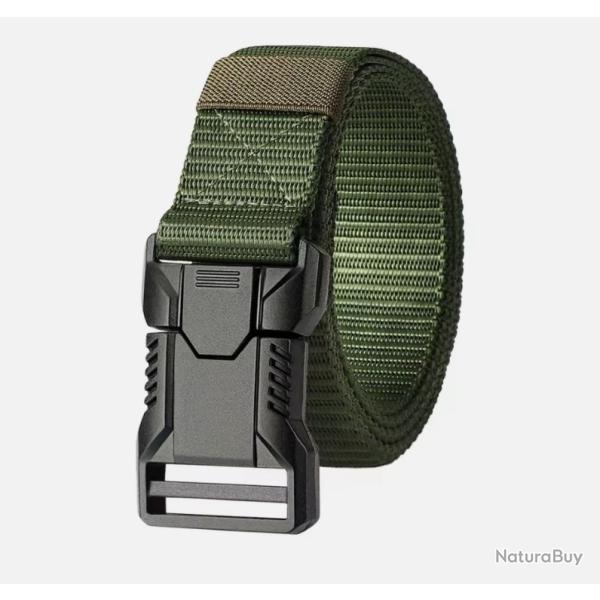 Ceinture Polyvalente Homme - Rglable & Rsistante Dgagement rapide 125 cm Vert
