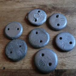 lots de 7 plombs de couturi&egrave;res