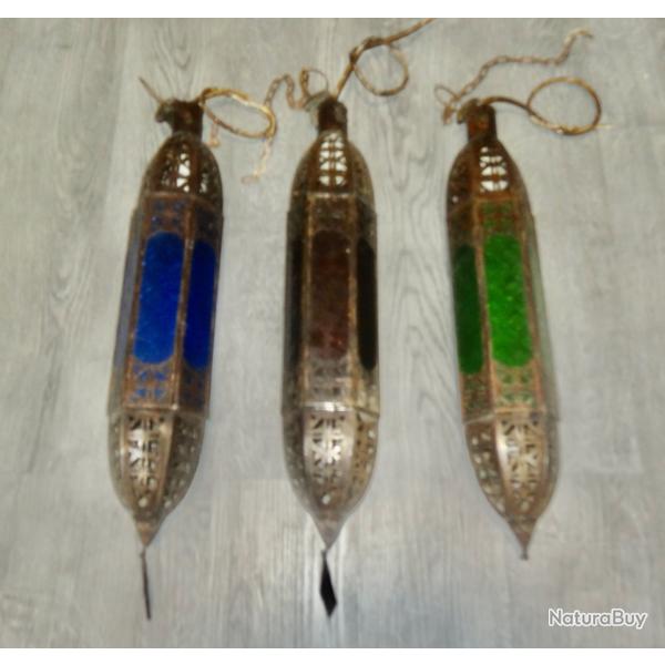 3 lanternes marocaines