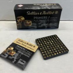 AMORCES SELLIER BELLOT PRIMERS X 1000 SMALL POSTOL