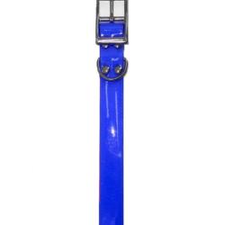 COLLIER HELEN BAUD BIOTHANE BIOGOLD BLEU 600mm x 25mm x 2.6mm