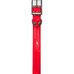 COLLIER HELEN BAUD BIOTHANE BIOGOLD ROUGE 600mm x 25mm x2.6mm