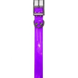 COLLIER HELEN BAUD BIOTHANE BIOGOLD VIOLET 600mm x 25mm x 2.6mm