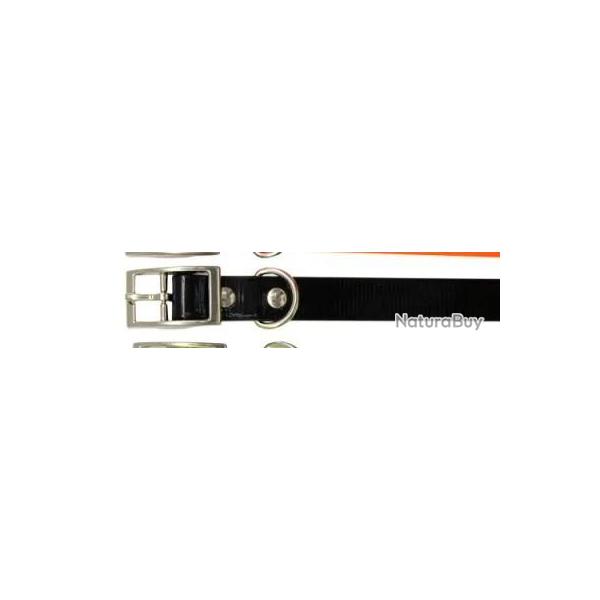 Collier HELEN BAUD BIOTHANE BIOGOLD NOIR 600mm x 25mm x 2.6mm