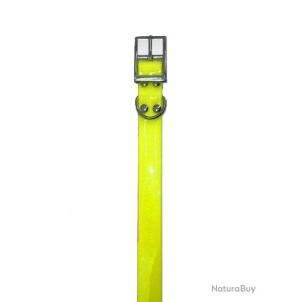COLLIER HELEN BAUD BIOTHANE BIOGOLD JAUNE 600mm x 25mm x 2.6mm