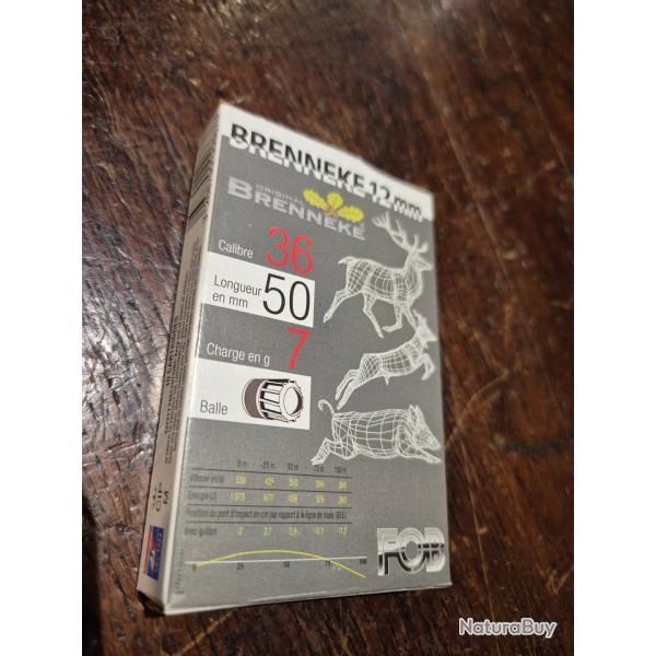 10 cartouches de Brenneke 12mm calibre 36