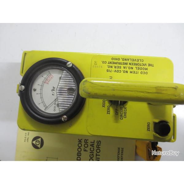 COMPTEUR GEIGER ARMEE USA NEUF