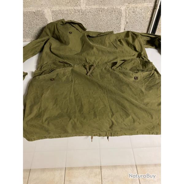 Anorak coupe-vent Mle 1950 para, lgion, montagne, infanterie.... dat 1956